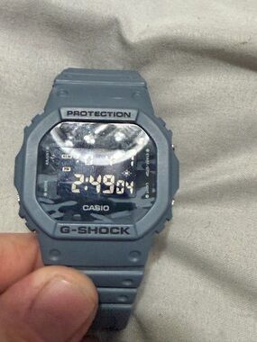Casio G-Shock Digital Watch in Slate gray camo